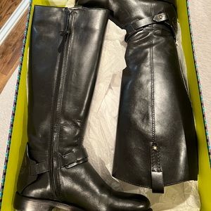 Tory Burch “Derby” Antique Leather Riding Boot